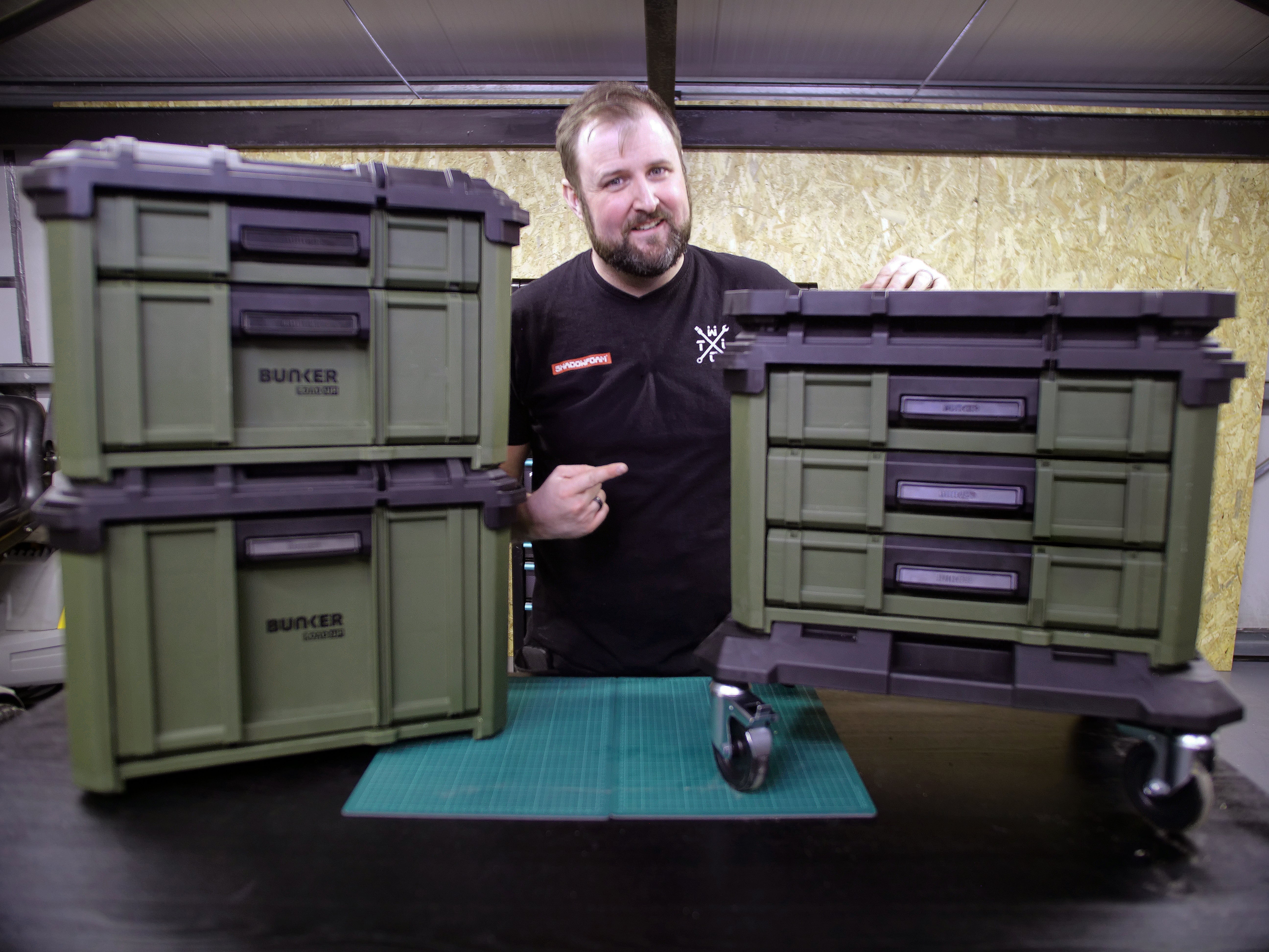 First look at the Bunker Load-Up Drawers — Shadow Foam