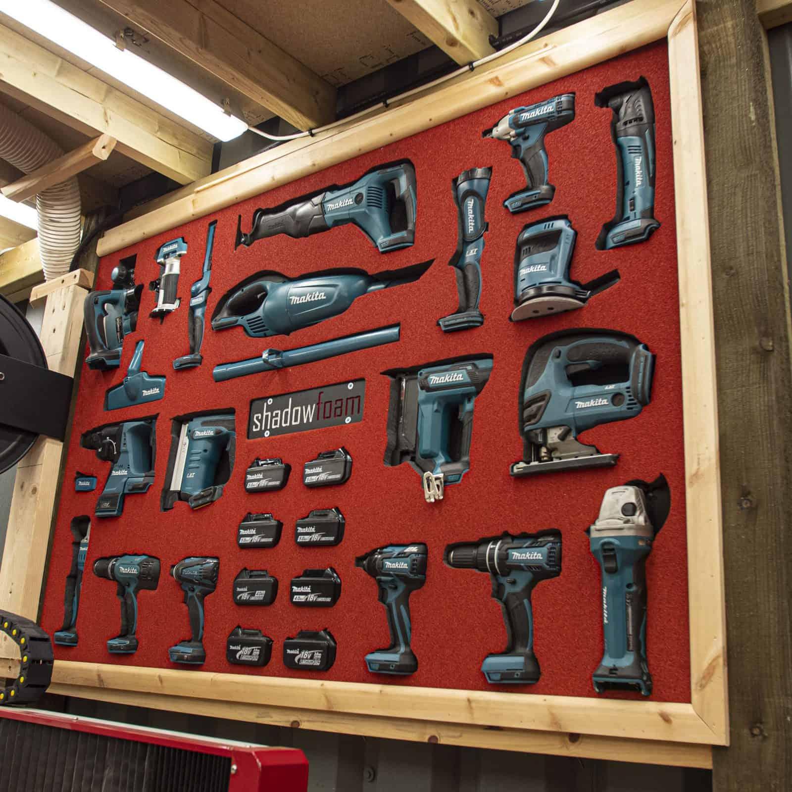 A Power Tool Wall - The Ultimate Power Tool Storage Idea - Shadow Foam