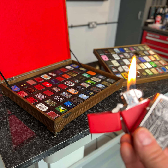 Building a Zippo Lighter collection box - Shadow Foam