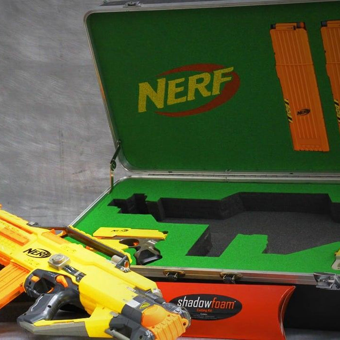 Custom NERF Blaster Gun Case - Shadow Foam