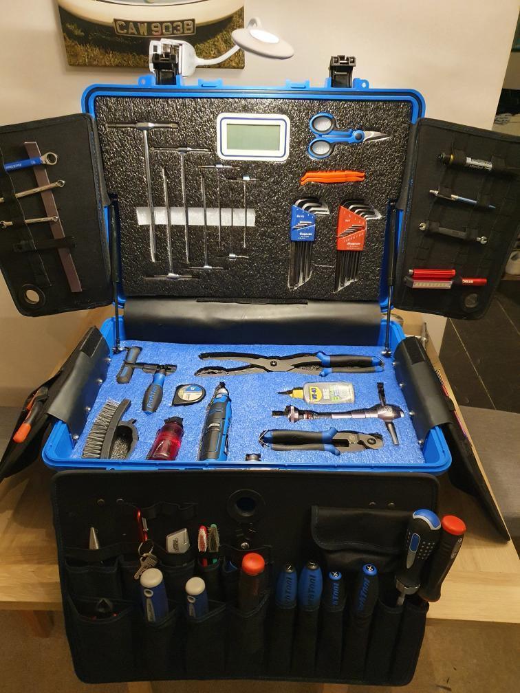 How does a BMX Mechanic use Shadow Foam in his bike tool kit to