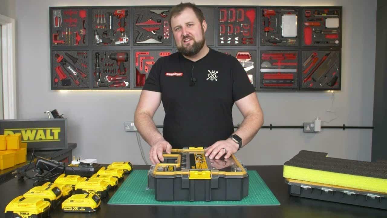 Making a DIY Dewalt battery charger case - Shadow Foam