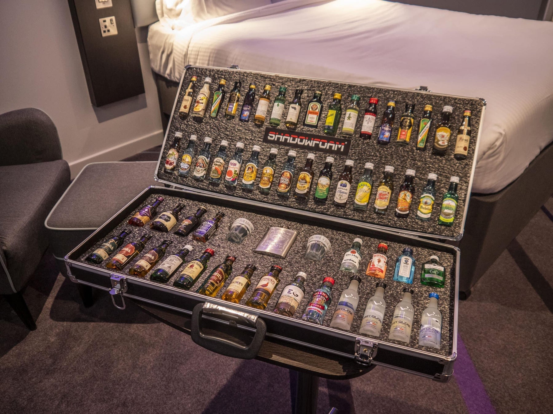 Making the ultimate portable hotel mini bar - Shadow Foam