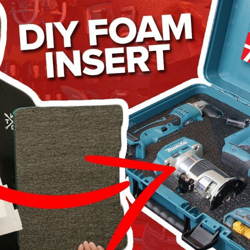 how to make your own custom foam inserts