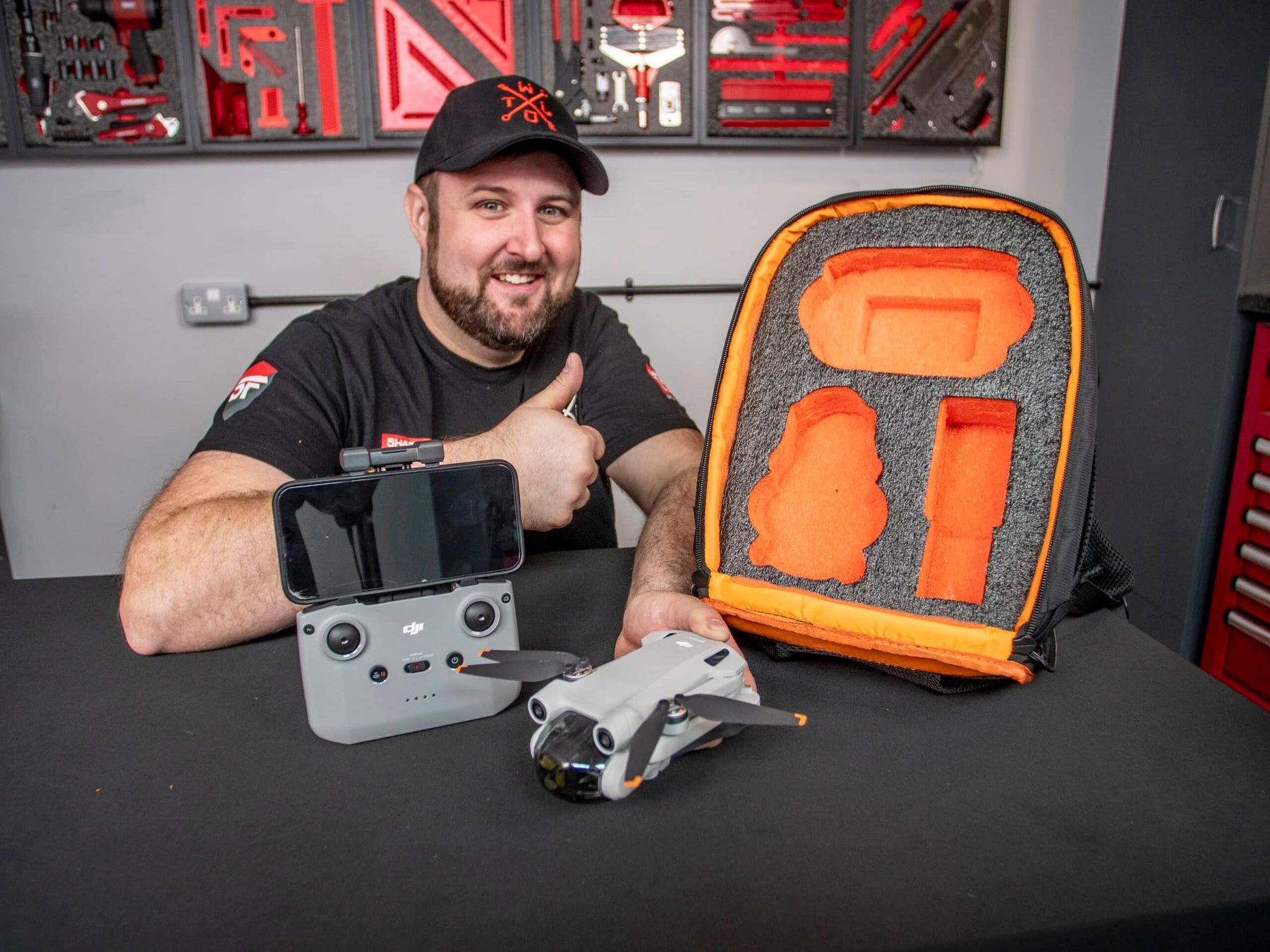 Organising a DJI Mini 3 Pro Drone for portability - Shadow Foam