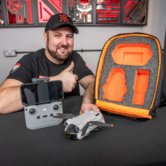 Organising a DJI Mini 3 Pro Drone for portability - Shadow Foam