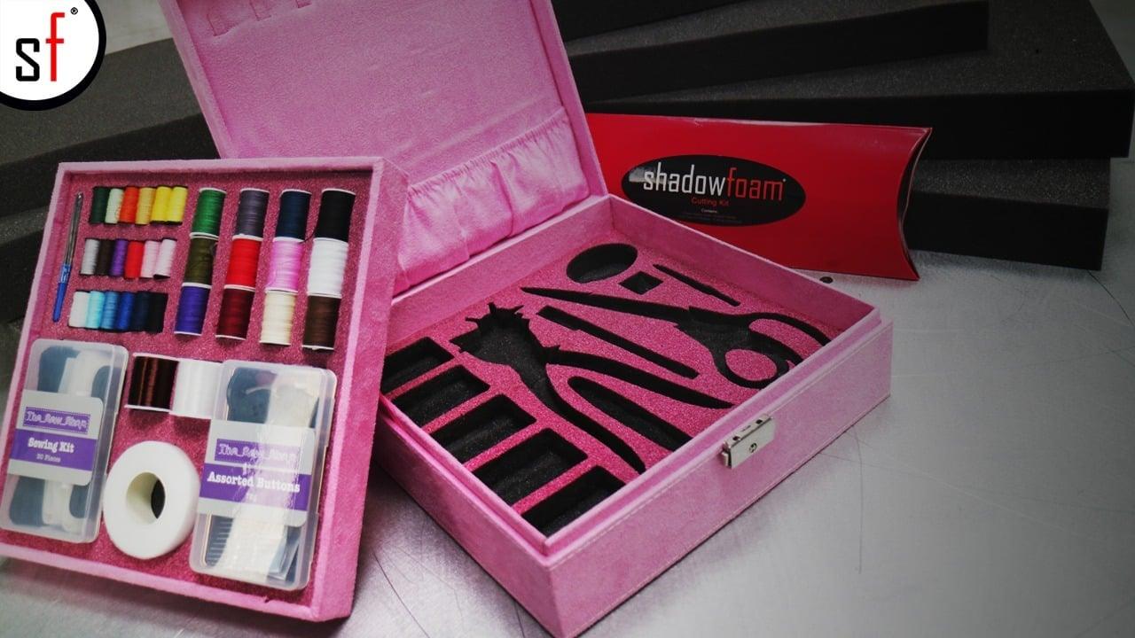 Perfect Sewing Box Organisation - Shadow Foam