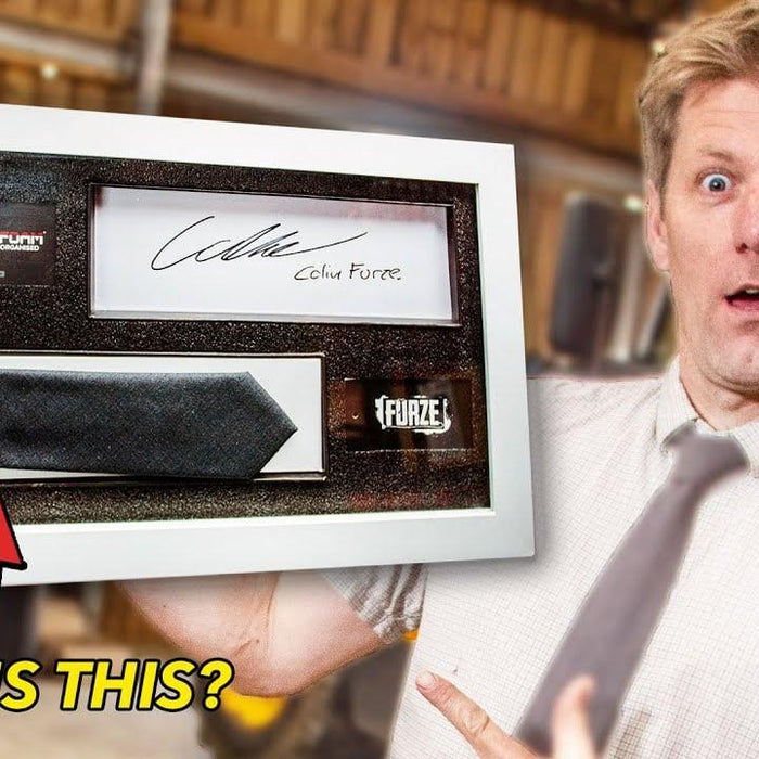Safety tie memorabilia display case giveaway - Shadow Foam