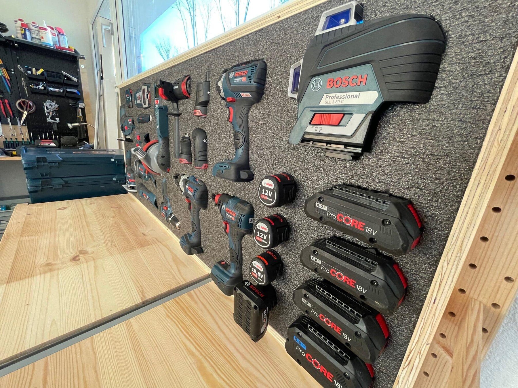 Shadow Foam uses - storage walls - Shadow Foam