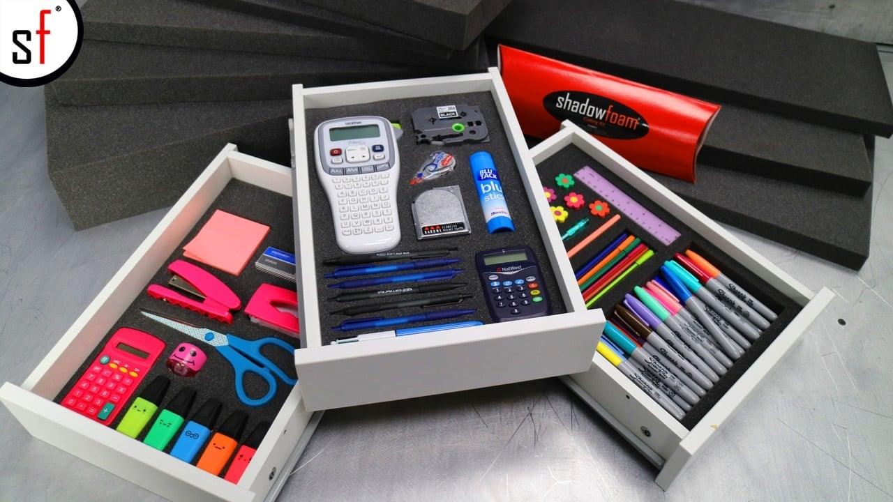 The Perfect Stationery Organiser - Shadow Foam