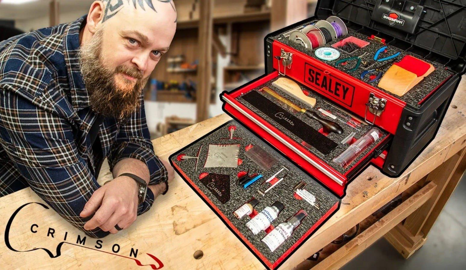 The ultimate guitar tools storage box - Shadow Foam