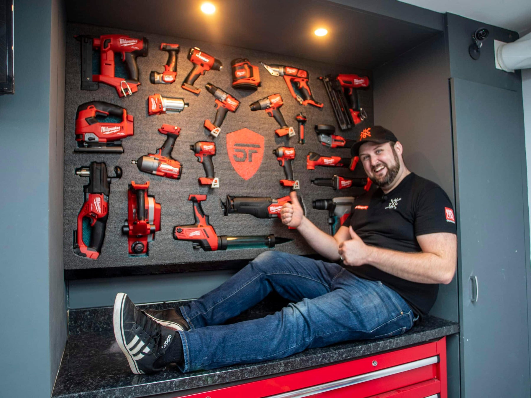 The ULTIMATE Milwaukee power tool wall - Shadow Foam