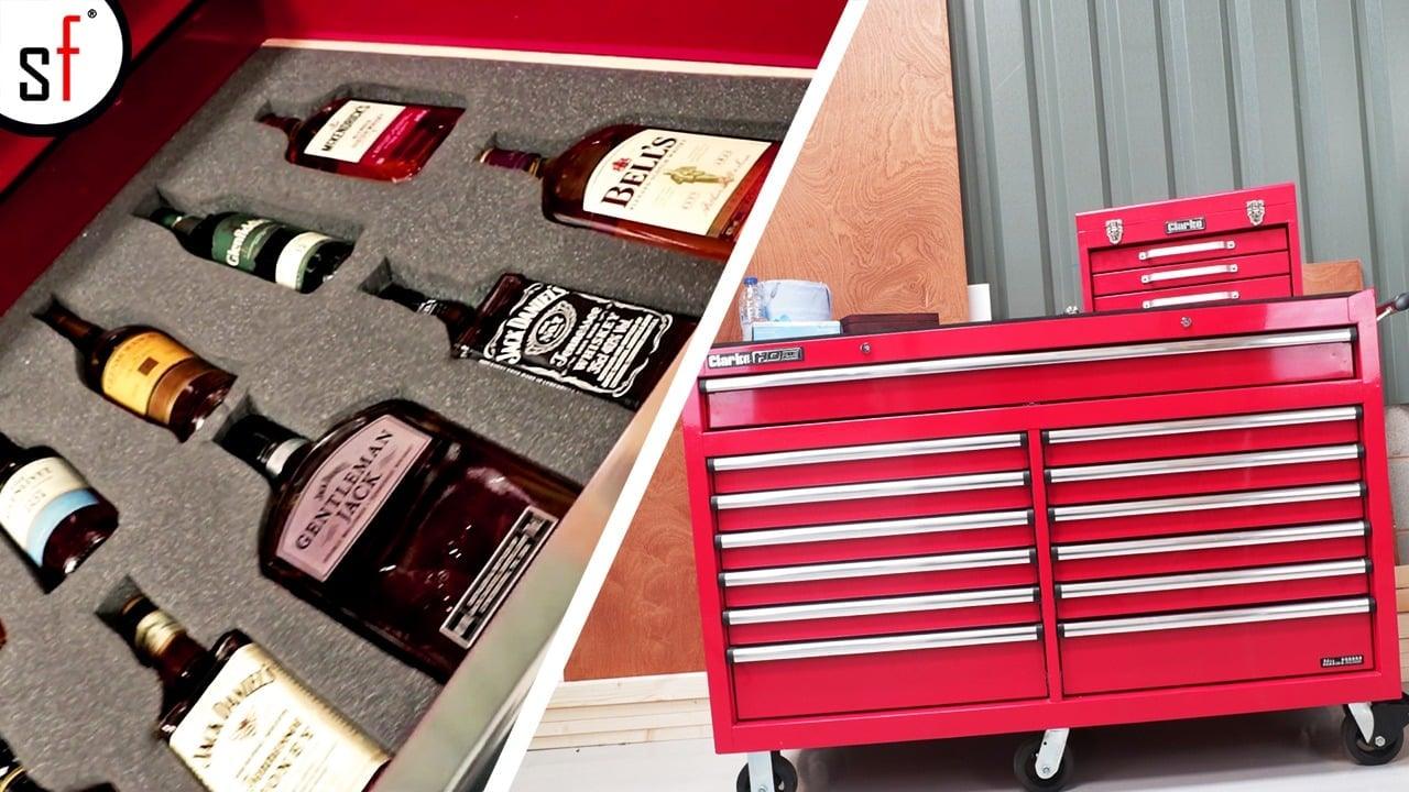 Toolbox with a secret compartment - Shadow Foam