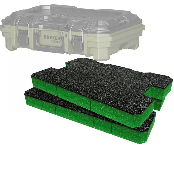 Bunker Load-Up Stacking Tool Box 100mm Foam Inserts
