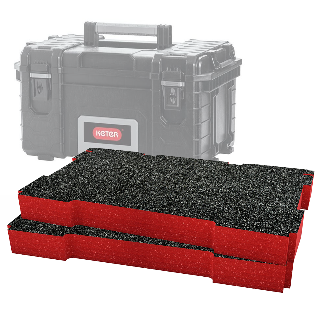 keter gear Keter Professional Tool Storage System Tool Chest Foam Inserts — Shadow Foam