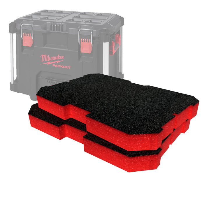 Inserto in schiuma per cassetta degli attrezzi Milwaukee Packout XL