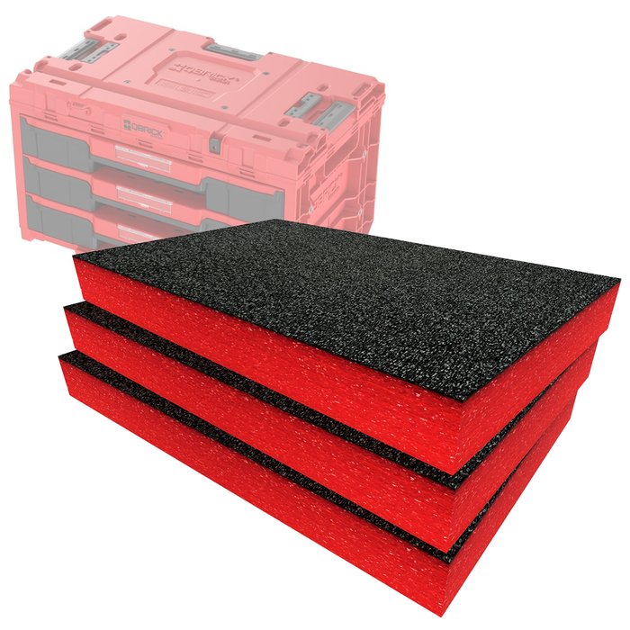 QBRICK ONE Drawer 3 Toolbox 2.0 Schaumstoffeinlagen