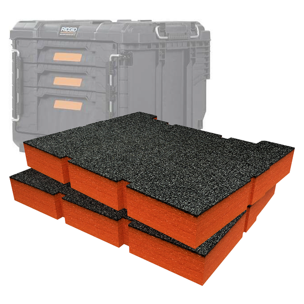 Ridgid Pro System Cassetta degli Attrezzi con Inserti in Schiuma