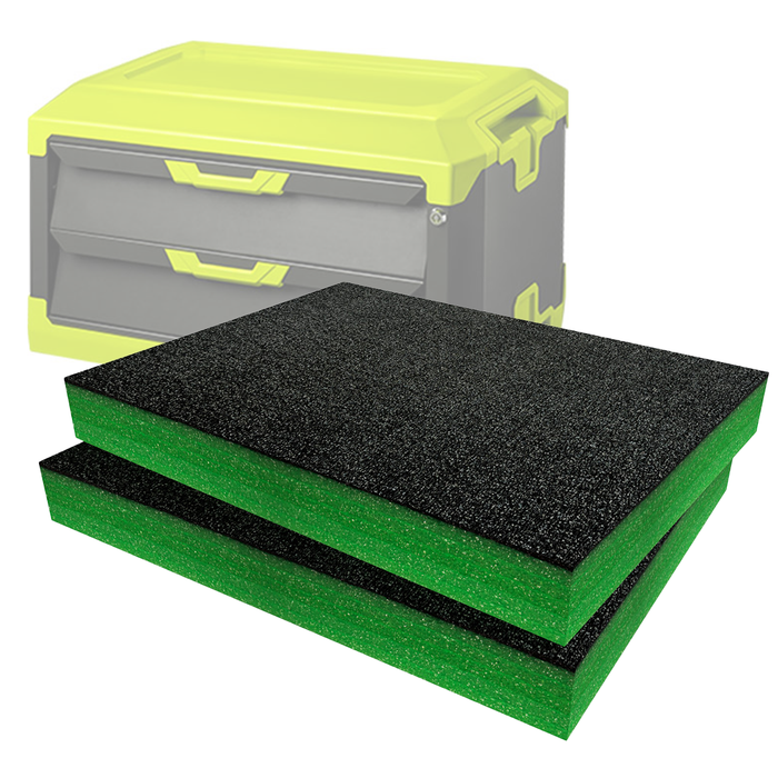 Ryobi ToolBlox 2 ladekast schuiminzetstukken
