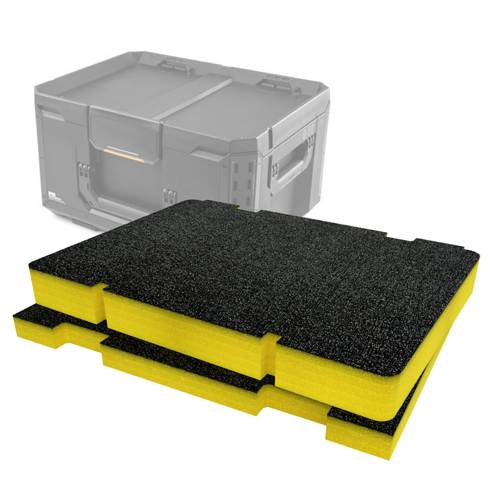Insert in schiuma per cassetta degli attrezzi Toughbuilt StackTech di grandi dimensioni