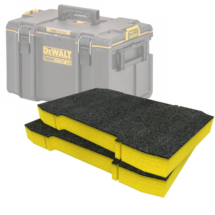 DeWalt ToughSystem 2.0 Toolbox Foam Insert - Shadow Foam