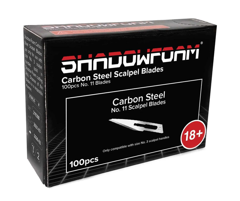 100x Scalpel Blades - Shadow Foam