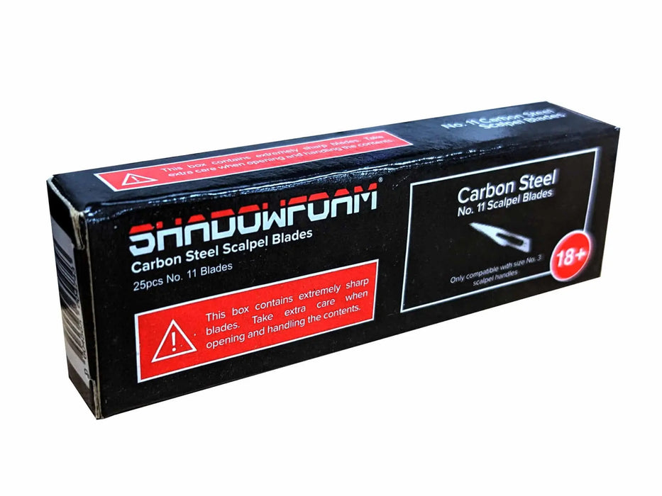 25x Scalpel Blades - Shadow Foam