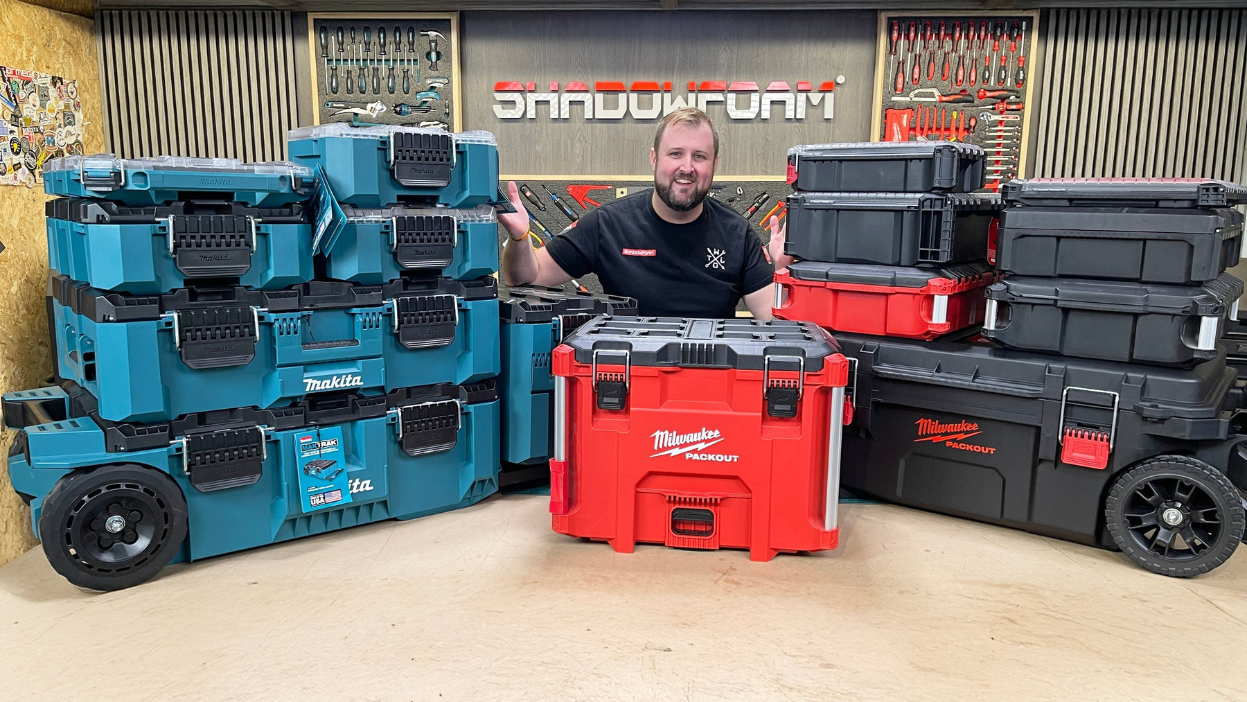 Who wins the Makita Maktrak v Milwaukee battle of the boxes?