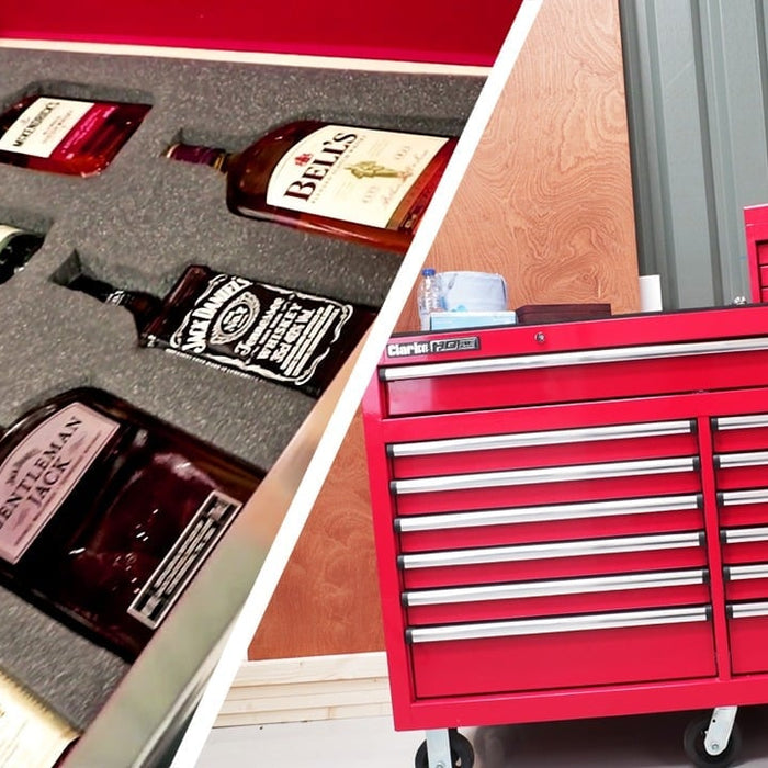 Toolbox with a secret compartment - Shadow Foam