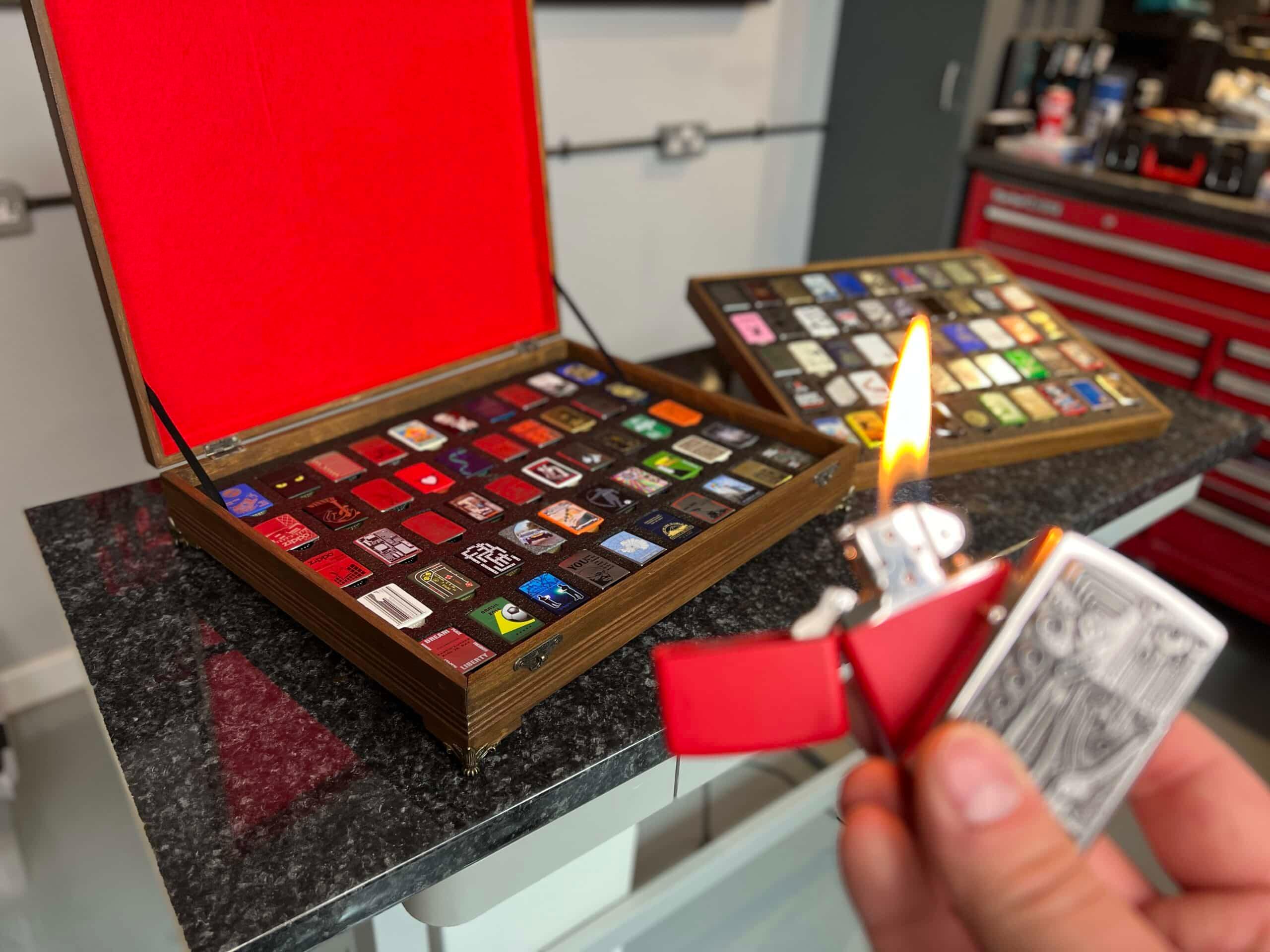 Building a Zippo Lighter collection box — Shadow Foam