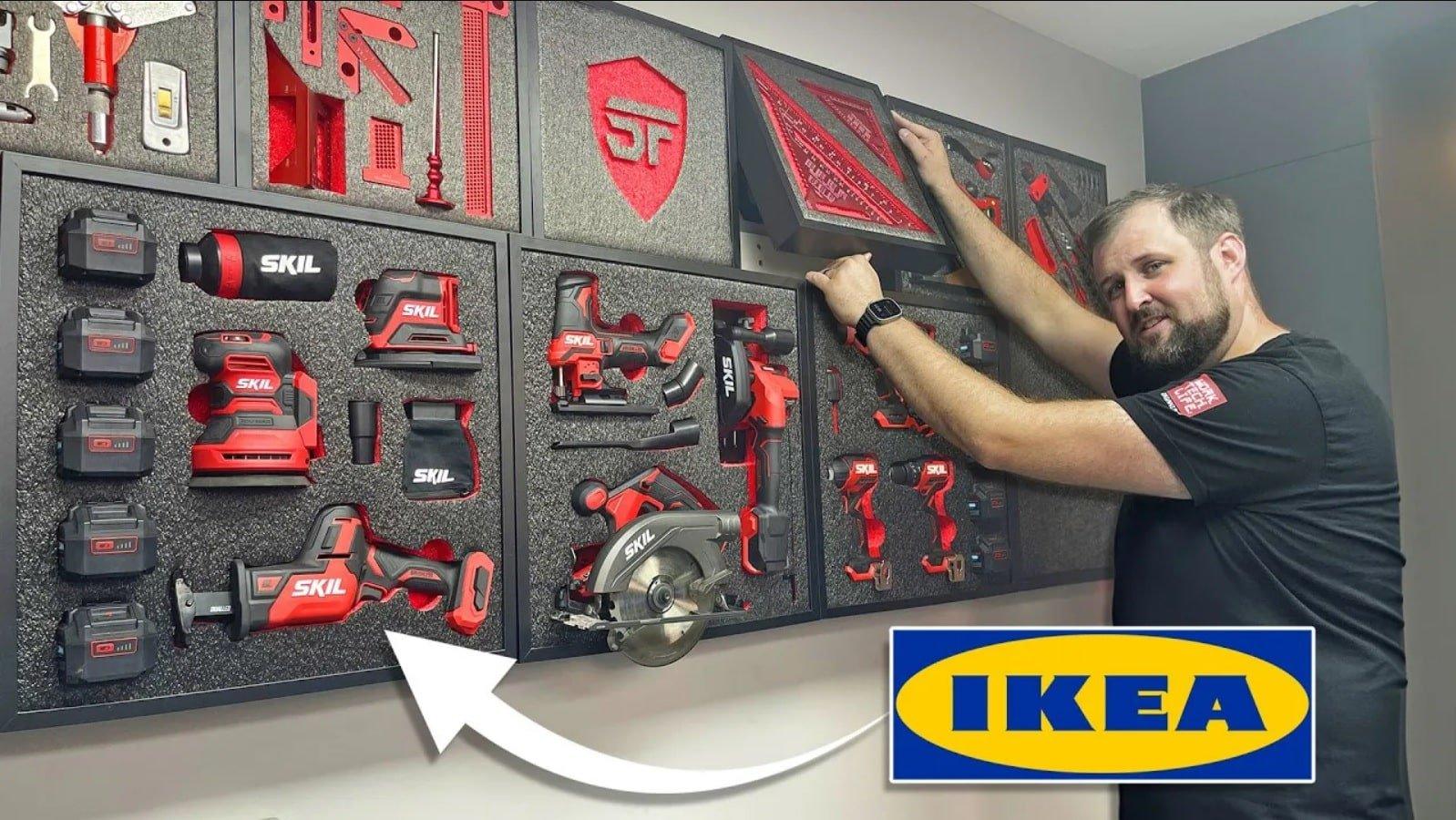 Introducing Skil Tools with a panel tool wall - Shadow Foam