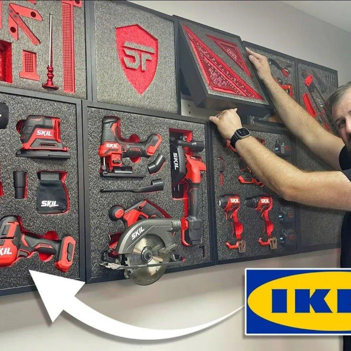 Introducing Skil Tools with a panel tool wall - Shadow Foam