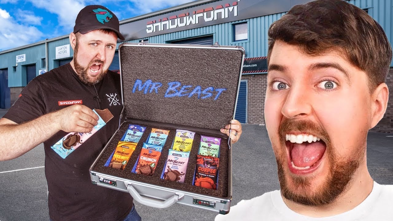 Mr Beast chocolate bars never looked so good