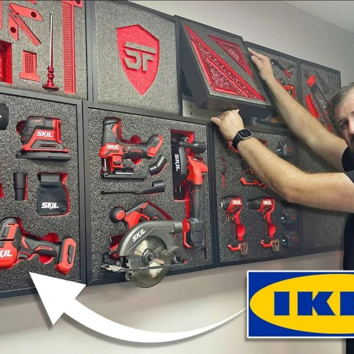 Introducing Skil Tools with a panel tool wall