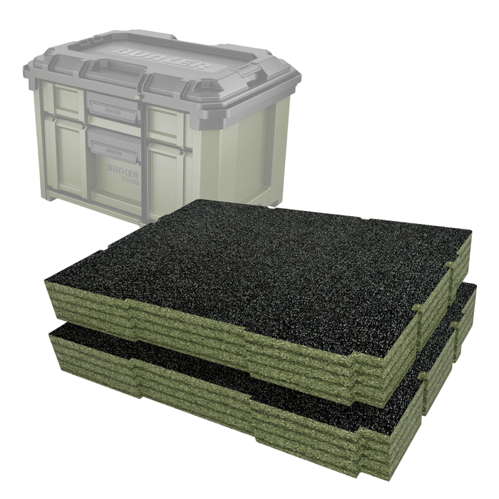 Bunker Load-Up Stacking Two Drawer Toolbox Foam Inserts