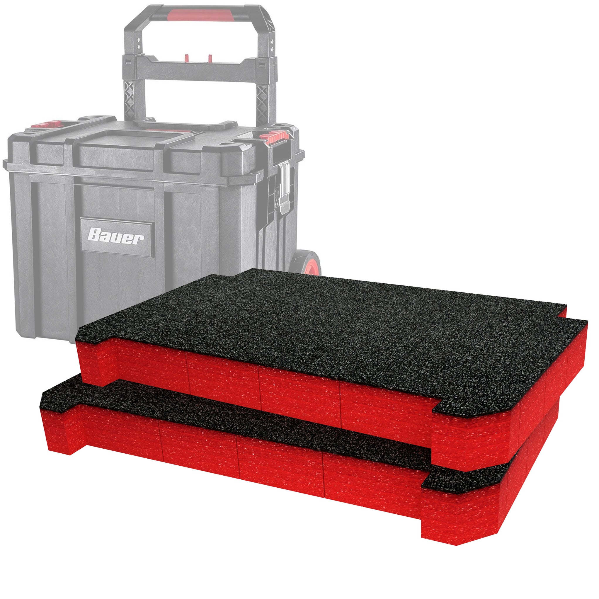 Home Bauer Modular Rolling Toolbox Foam Inserts