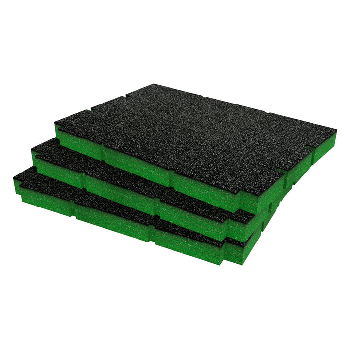 Bunker Load-Up Stacking Three Drawer Toolbox Foam Inserts