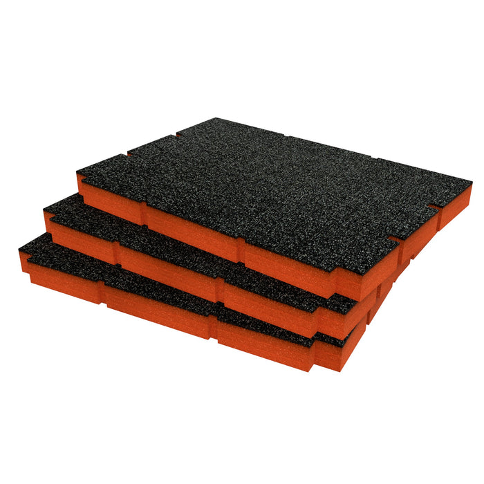 Bunker Load-Up Stacking Three Drawer Toolbox Foam Inserts