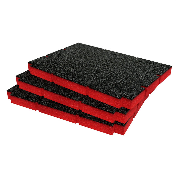 Bunker Load-Up Stacking Three Drawer Toolbox Foam Inserts