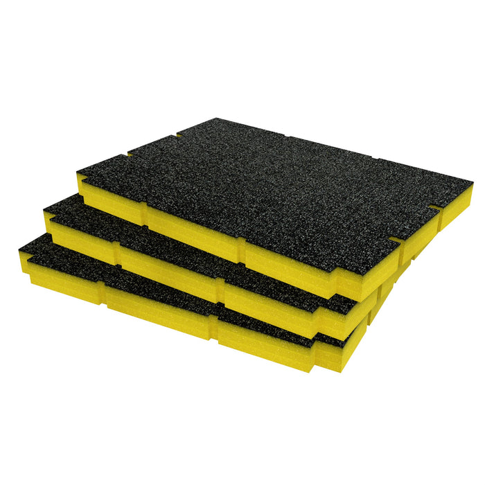 Bunker Load-Up Stacking Three Drawer Toolbox Foam Inserts