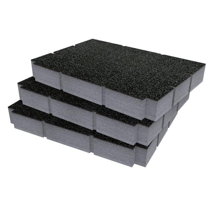 Bunker Load-Up Stacking Three Drawer Toolbox Foam Inserts