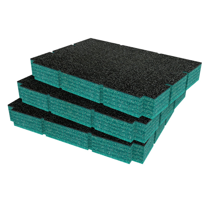 Bunker Load-Up Stacking Three Drawer Toolbox Foam Inserts