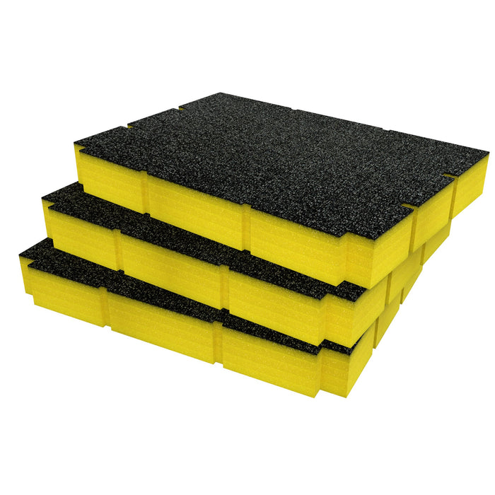 Bunker Load-Up Stacking Three Drawer Toolbox Foam Inserts