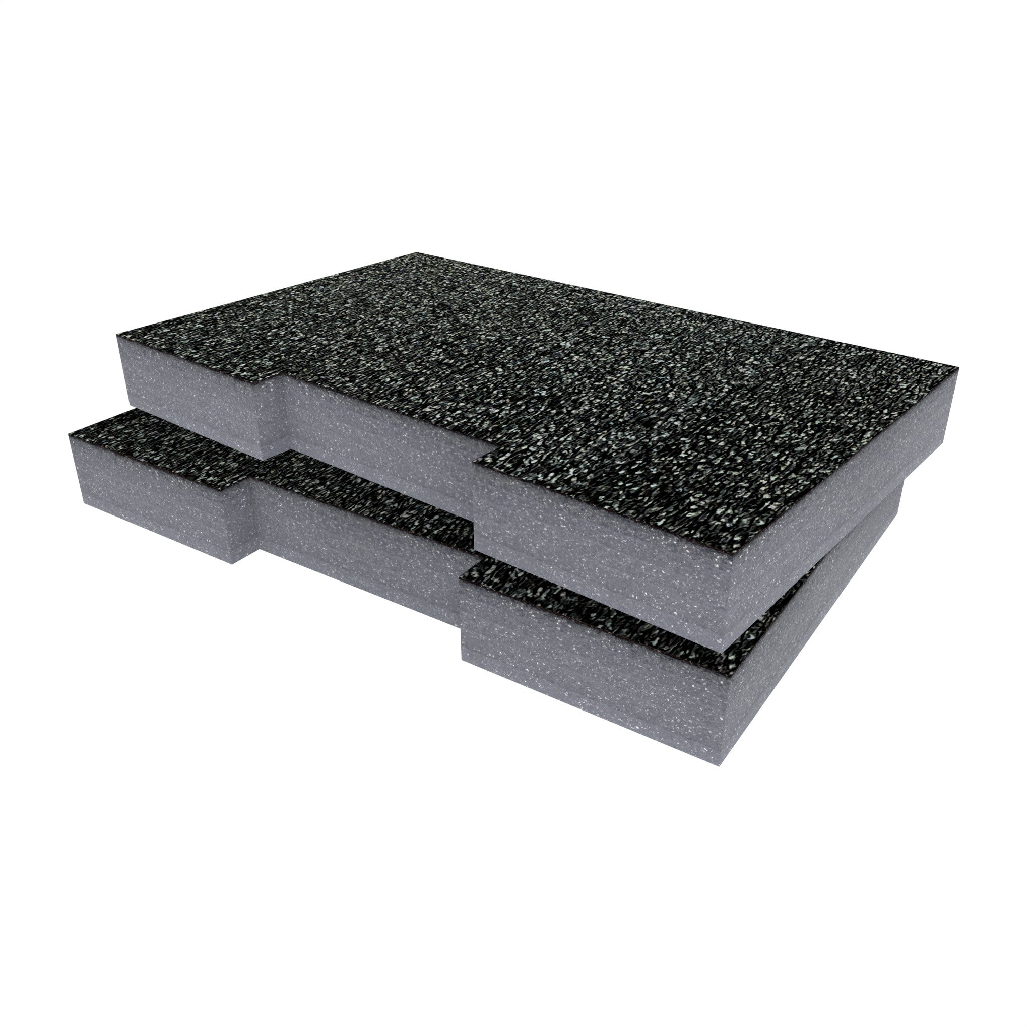 Shadow Foam ToughSystem 2.0 Gereedschapsbak-inzetstukken [Twin Pack] voor DeWalt Gereedschapskasten | Gereedschapsorganisatie (30 mm, zwart
