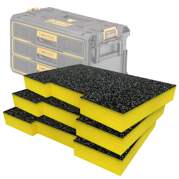 DeWalt ToughSystem 2.0 3 Drawer Foam Insert