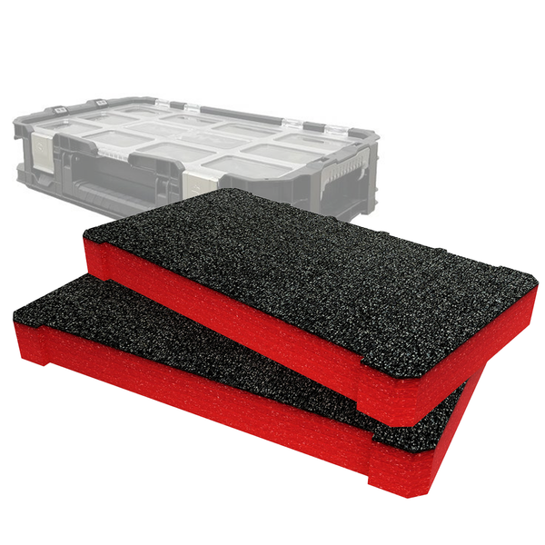 Husky 22 Zoll Connect Klarsichtdeckel Organizer Schaumstoffeinsätze