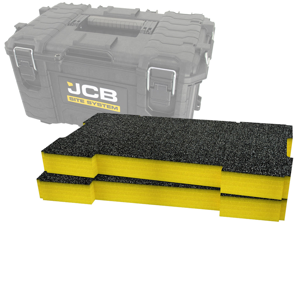 JCB Système de Site 2 Inserts en Mousse pour Boîte à Outils