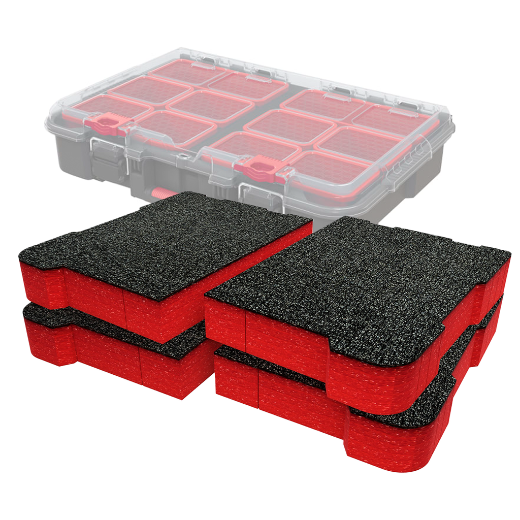 Keter Stack'N'Roll Clear Lid Organiser Foam Inserts