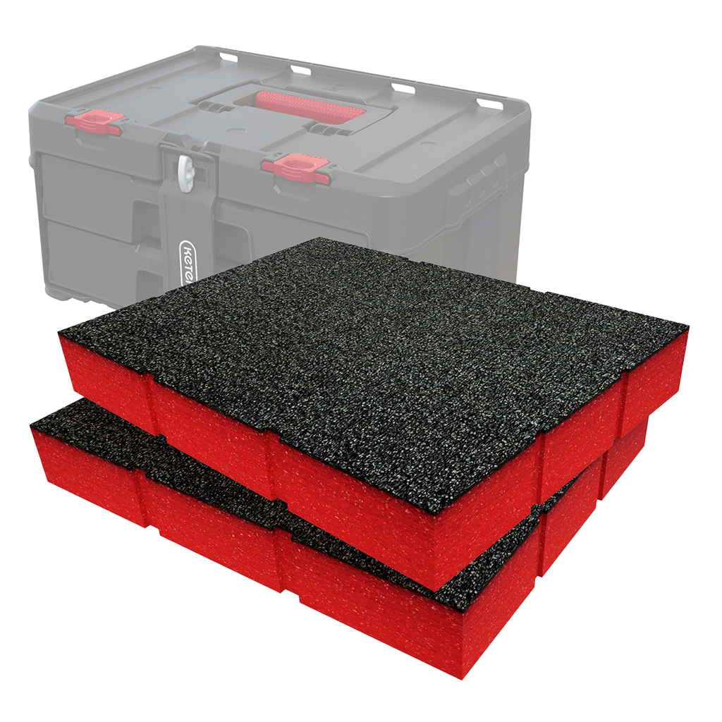 Keter Stack'N'Roll Two Drawer Toolbox Foam Inserts