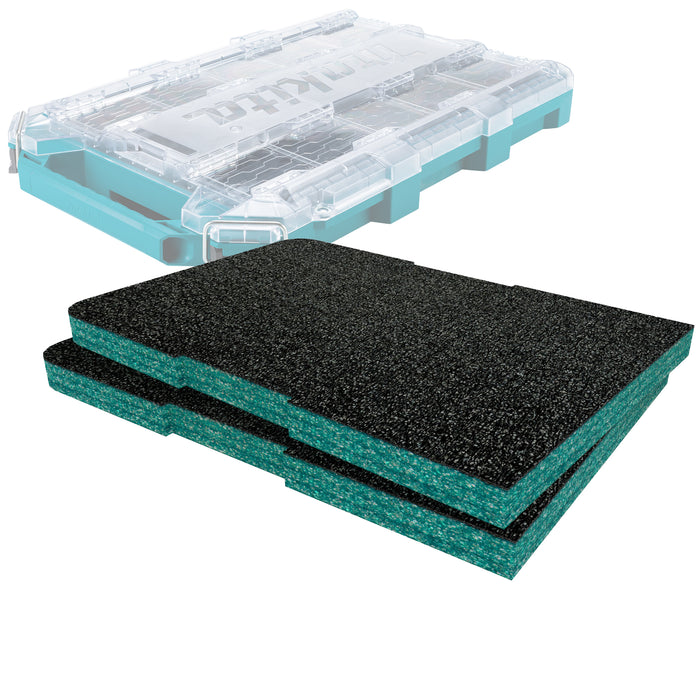 Makita MAKTRAK™ Inserts en mousse pour organisateur moyen à profil bas